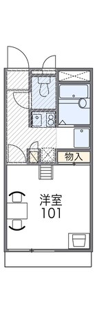 レオパレスＯｂｕＲｙｕｓｅｉの物件間取画像